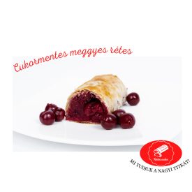 Cukormentes meggyes rétes