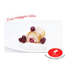 Túrós-meggyes rétes