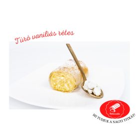Túrós-vaníliás rétes